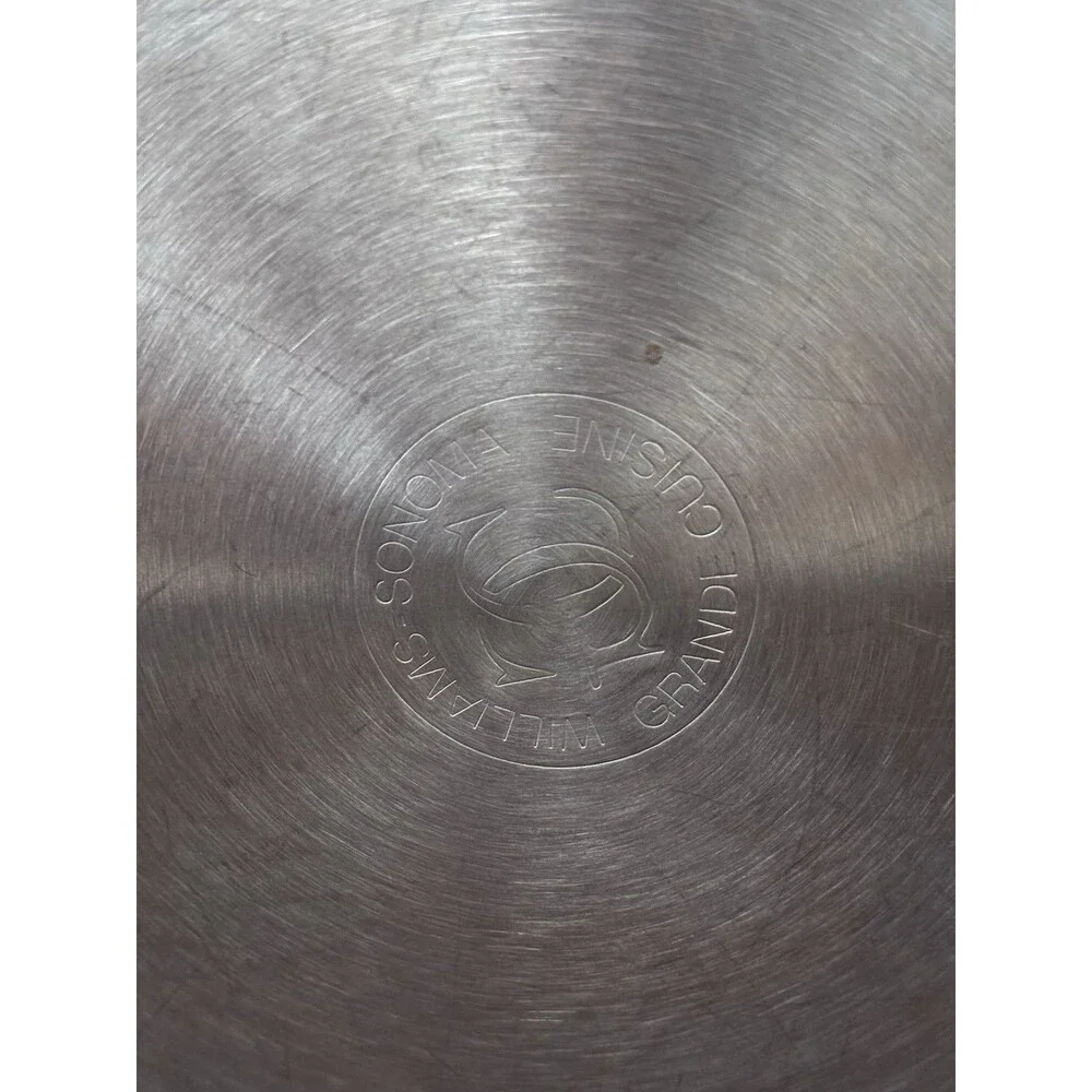 Williams Sonoma Grande Cuisine Copper Core Stainless Steel Pot Saucepan Lid 7.5”